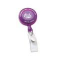 Economy Round Retractable Badge Holder